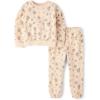 The Children’s Place baby-girls And Toddler Long Sleeve Active Shirt and Pant, 2 Piece Outfit(Frappe Floral)