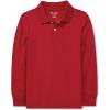 The Children’s Place boys Long Sleeve Pique Polo(Classic Red)