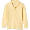 The Children’s Place boys Long Sleeve Pique Polo(New Yellow Single)
