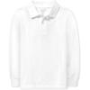 The Children’s Place boys Long Sleeve Pique Polo(White)