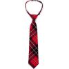 The Children’s Place boys Stripe Tie(Red Plaid)