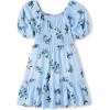 The Children’s Place girls Floral Smocked Babydoll Dress(Breeze Floral)