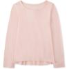 The Children’s Place girls High Low Basic Layering Tee(Pale Pink)