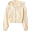 The Children’s Place girls Long Sleeve Hooded Fleece Full Zip Up(Frappe)