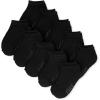 The Children’s Place unisex-baby And Toddler Ankle Socks Variety Pack(Black 10-pack)