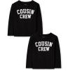 The Children’s Place,Baby Boys,and Toddler Assorted Everyday Long Sleeve Graphic T-Shirts(Cousin Crew)