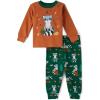 The Children’s Place,Baby Boys,and Toddler Long Sleeve Top and Pants Snug Fit 100% Cotton 2 Piece Pajama Set,Raccoon,3 Years