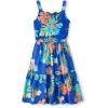 The Children’s Place,Short Sleeve Fashion Dress(Cool Cobalt Tropical)
