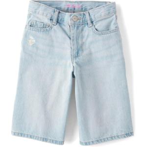 Denim Midi Shorts(Maddie Wash)