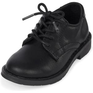 The Children’S Place Baby-Boys And Toddler Lace Up Dress Shoes(Black)