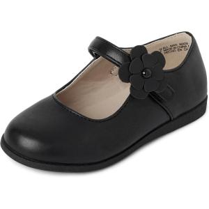 The Children’S Place Baby-Girls And Toddler Closed Toe Maryjane Flats(Black Flower)