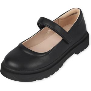 The Children’S Place Girls Closed Toe Maryjane Flats(Black)