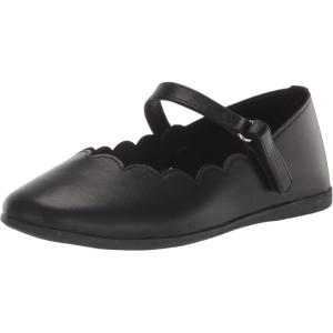 The Children’S Place Girls Closed Toe Maryjane Flats(Black Scalop)