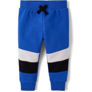 The Children’s Place Baby Boy and Toddler Fleece Jogger Pants(Cool Cobalt)