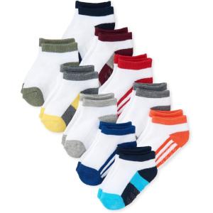 The Children’s Place Baby Boys 10 Pack Ankle Socks, Multi CLR, 12-24MONTH