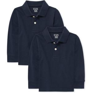 The Children’s Place Baby Boys’ Uniform Pique Polo (2 Pack)(Nautico 2-pack)
