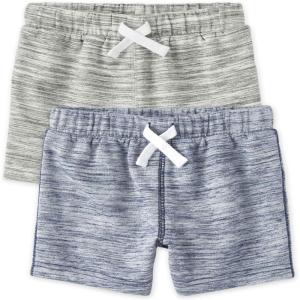 The Children’s Place Baby Boys’ and Toddler Active Knit Shorts(Multi Clr)