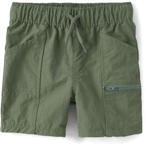 The Children’s Place Baby Boys’ and Toddler Quick Dry Pull on Cargo Shorts 3″(Greenwich)