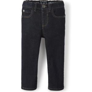 The Children’s Place Baby Boys’ and Toddler Skinny Jeans(Dark Wash)