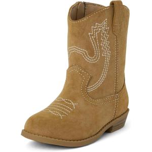 The Children’s Place Baby Girls’ Western Cowgirl Boot(Tan)