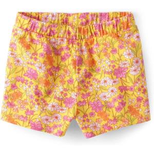 The Children’s Place Baby Girls’ and Toddler Assorted Knit Shorts(Floral)
