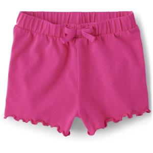 The Children’s Place Baby Girls’ and Toddler Assorted Knit Shorts(Fuchsia)