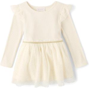 The Children’s Place Baby Girls’ and Toddler Tutu Dresses(White Daisy)