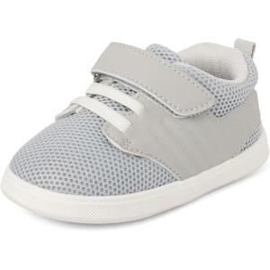 The Children’s Place Baby-Boy’s and Newborn First Steps Sneakers Walker Shoe(Grey)