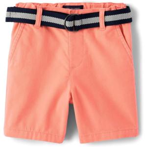 The Children’s Place Baby-Boys and Toddler Belted Chino Shorts(Summer Dawn)
