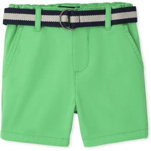 The Children’s Place Baby-Boys and Toddler Belted Chino Shorts(Sweet Pea)