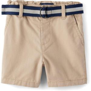 The Children’s Place Baby-Boys and Toddler Belted Chino Shorts(Toast)