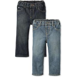 The Children’s Place Baby-Boys and Toddler Bootcut Jeans(Dark Wash/Tide Pool 2-pack)