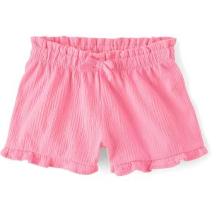 The Children’s Place Baby-Girls and Toddler Paperbag Waist Shorts(Bright Pink)
