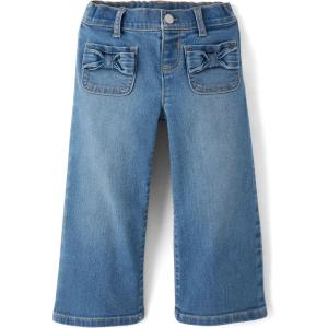 The Children’s Place Baby-Girls and Toddler Wide Leg Jeans(Valley Wash)