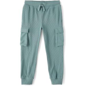The Children’s Place Boys Active Sueded Rib Cargo Jogger Pants(Norway Spruce Ribbed)