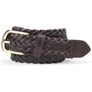 The Children’s Place Boys’ Braided Belt(Brown)