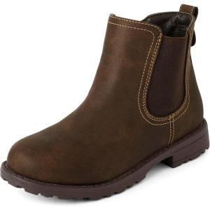 The Children’s Place Boy’s Dress Ankle Boots Chukka(Dk Brown)
