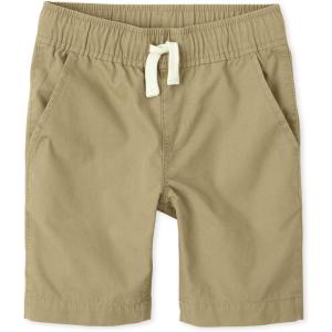 The Children’s Place Boys’ Pull on Jogger Shorts(Flax Single)