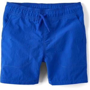 The Children’s Place Boys Quick Dry Pull on Jogger Shorts(Cool Cobalt)