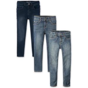 The Children’s Place Boys Skinny Jeans(Indigo/Jupiter/Blue 3-pack)