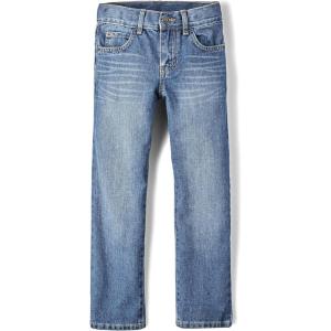 The Children’s Place Boys’ Straight Leg Jeans(Carbon Wsh)