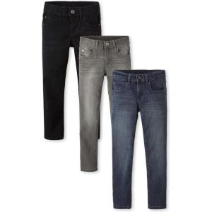 The Children’s Place Boys Super Skinny Jeans(Black/Gray/Blue 3-pack)