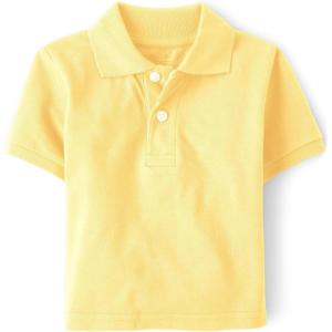 The Children’s Place Boys’ Uniform Performance Polo(New Yellow)