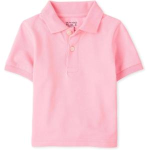 The Children’s Place Boys’ Uniform Performance Polo(Rose Pottery)