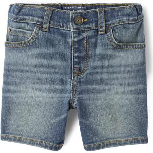 The Children’s Place Boys’ and Toddler Denim Shorts(Degroot Wash)