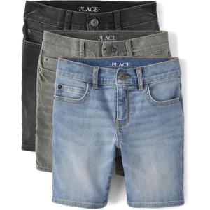 The Children’s Place Denim Shorts(Multi Color 3-pack)