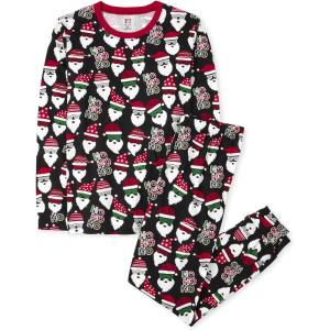 The Children’s Place Family Matching, Christmas and Holiday Pajama Sets, Cotton(Santa Allover)