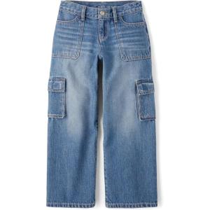 The Children’s Place Girls’ Baggy Jeans(Orchard Wash Cargo)
