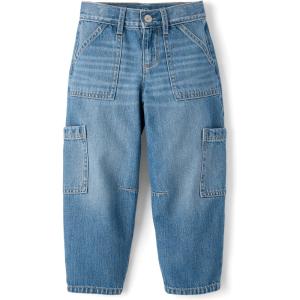 The Children’s Place Girls Barrel Leg Jeans(Orchard Wash)