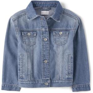 The Children’s Place Girls’ Basic Denim Jacket(Gemini Wash)